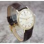 Omega Seamaster DeVille 135.020 Cal. 601 Silver Dial Gold-Cap 34.5mm Mens Watch