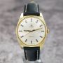 Omega Geneve Ref. 135.041 Cal. 601 Silver Dial Gold-Plated 34mm Mens Watch