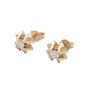 14K Yellow Gold 0.32ct Round Brilliant Diamond Stud Earrings VS-SI