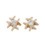14K Yellow Gold 0.32ct Round Brilliant Diamond Stud Earrings VS-SI