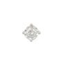 14K White Gold 0.25ct Round Brilliant Cut Diamond Stud Earrings Threaded Backs 