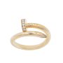 Cartier Juste un Clou Ring Classic Model Rose Gold with Diamonds Size 54 Nail