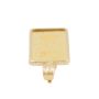 1 Gram Credit Suisse Gold Bar Pendant Serial #07488 14K Yellow Gold Bezel 1.33 g