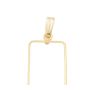 14K Yellow Gold Bezel for 2.5 Gram Credit Suisse Gold Bar – Brand New .45 g 14K