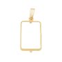 14K Yellow Gold Bezel for 2.5 Gram Credit Suisse Gold Bar – Brand New .45 g 14K