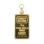 Credit Suisse 5 Gram Gold Bar Pendant – 999.9 Fine – Serial #975997 14K Gold Bezel 