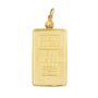 Credit Suisse 5 Gram Gold Bar Pendant 999.9 Fine 14K Yellow bezel Serial #948441