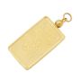 Credit Suisse 5 Gram Gold Bar Pendant 999.9 Fine 14K Yellow bezel Serial #948441