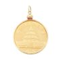 1991 1/4 oz Gold Panda Coin Pendant – Large Date – .999 Fine 14K Gold Bezel – 8.364g Total