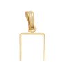 14K Yellow Gold Bezel for 1 Gram Credit Suisse Gold Bar – Brand New, .34g 14K