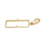 14K Yellow Gold Bezel for 1 Gram Credit Suisse Gold Bar – Brand New, .34g 14K