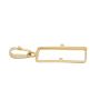14K Yellow Gold Bezel for 1 Gram Credit Suisse Gold Bar – Brand New, .34g 14K