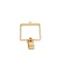 14K Yellow Gold Bezel for 1 Gram Credit Suisse Gold Bar – Brand New, .34g 14K