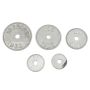 Greenland 1910 5 25 100 500 and 1932 10 Kroner Thule Kap York 5-tokens EF+
