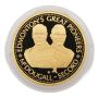 1978 Edmonton Klondike Mike Commonwealth Games 24K .999 Pure Gold Token – 28.42g GEM PROOF