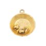 Vintage Yukon Gold pans with placer gold nuggets 2X .5 inch charms 1.9 grams