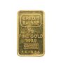 Credit Suisse 5 Gram Gold Bar – .9999 Fine Gold with Serial Number