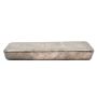 Vintage 50 oz JM Johnson Matthey Silver Poured Loaf Bar X Serial