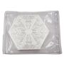 Elemetal Christmas Snowflake 10 oz .999 Fine Silver Hexagonal Art Round 
