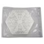Elemetal Christmas Snowflake 10 oz .999 Fine Silver Hexagonal Art Round 