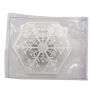 Elemetal Christmas Snowflake 10 oz .999 Fine Silver Hexagonal Art Round 