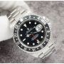 Rolex GMT-Master II 16710 Black Bezel 2002 Stainless Steel Mens Watch