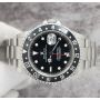 Rolex GMT-Master II 16710 Black Bezel 2002 Stainless Steel Mens Watch