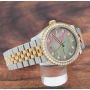 Rolex Datejust 31 278383RBR 18K/SS Black MOP Diamond Bezel Jubilee Ladies Watch