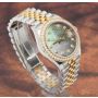 Rolex Datejust 31 278383RBR 18K/SS Black MOP Diamond Bezel Jubilee Ladies Watch