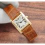 Cartier Tank Francaise 20x25mm W5000256 Yellow Gold Ladies Watch