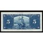 1937 Canada $5 banknote Coyne Towers X/C 6845241 Choice EF+
