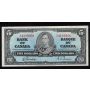 1937 Canada $5 banknote Gordon Towers X/C 4189956 VF+