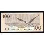 1988 Canada $100 RADAR banknote Bonin Thiessen BJH 9378739 nice UNC+