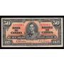 1937 Canada $50 banknote Gordon Towers B/H 4545280 VF