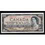 1954 Canada $100 banknote  Beattie Coyne  A/J 4487352 Choice AU/UNC