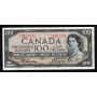 1954 Canada $100 banknote  Beattie Coyne  A/J 4487351 Choice AU/UNC