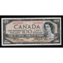 1954 Canada $100 banknote  Beattie Coyne  A/J 4829483 Choice EF