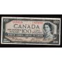 1954 Canada $100 devils face banknote  Beattie Coyne A/J 1974218 VF