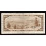 1954 Canada $100 devils face banknote Coyne Towers  A/J 0815389  F/VF