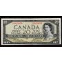 1954 Canada $20 devils face banknote Beattie Coyne C/E 8829059 VF reverse ink