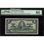 1937 Canada $1 dollar banknote Osborne Towers D/A 7721777 PMG CH UNC-64