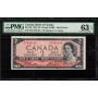 1954 Canada $2 devils face Beattie Coyne H/B7648186 PMG CH UNC-63 EPQ