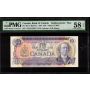 1971 Canada $10 replacement note Lawson Bouey *VL 2115591 PMG AU58 EPQ