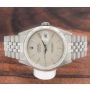 Rolex Datejust 16234 Linen Dial Jubilee Bracelet Fluted Bezel Mens Watch