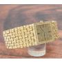Vacheron Constantin Classic 7186 18k Yellow Gold Woven Bracelet 1970s Vintage Watch