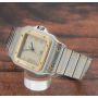 Cartier Santos Galbee 1566 18K/Stainless 32mm Quartz Large Mens Watch