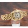 Cartier Panthere Small 866911 Ivory Roman 18K Yellow Gold 22mm Ladies Watch