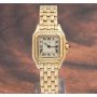 Cartier Panthere Small 866911 Ivory Roman 18K Yellow Gold 22mm Ladies Watch