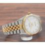 Rolex Datejust 16233 White Roman Dial 36mm Jubilee 18K/Stainless Steel Watch