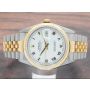 Rolex Datejust 16233 White Roman Dial 36mm Jubilee 18K/Stainless Steel Watch